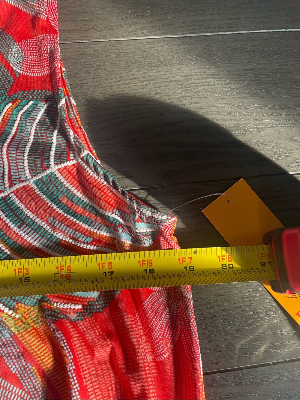 Ruby Rd. Red Tropical-Print High-Low Maxi Dress - Picture 8 of 9
